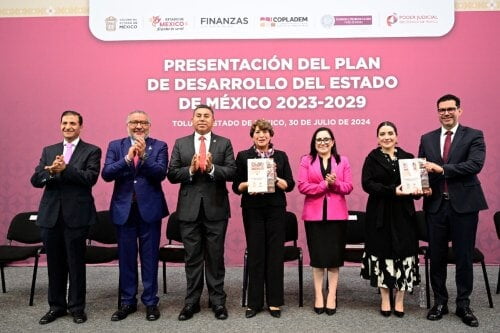 Presenta gobernadora, Plan de Desarrollo del Edomex “Mandato del Pueblo para el Cambio”